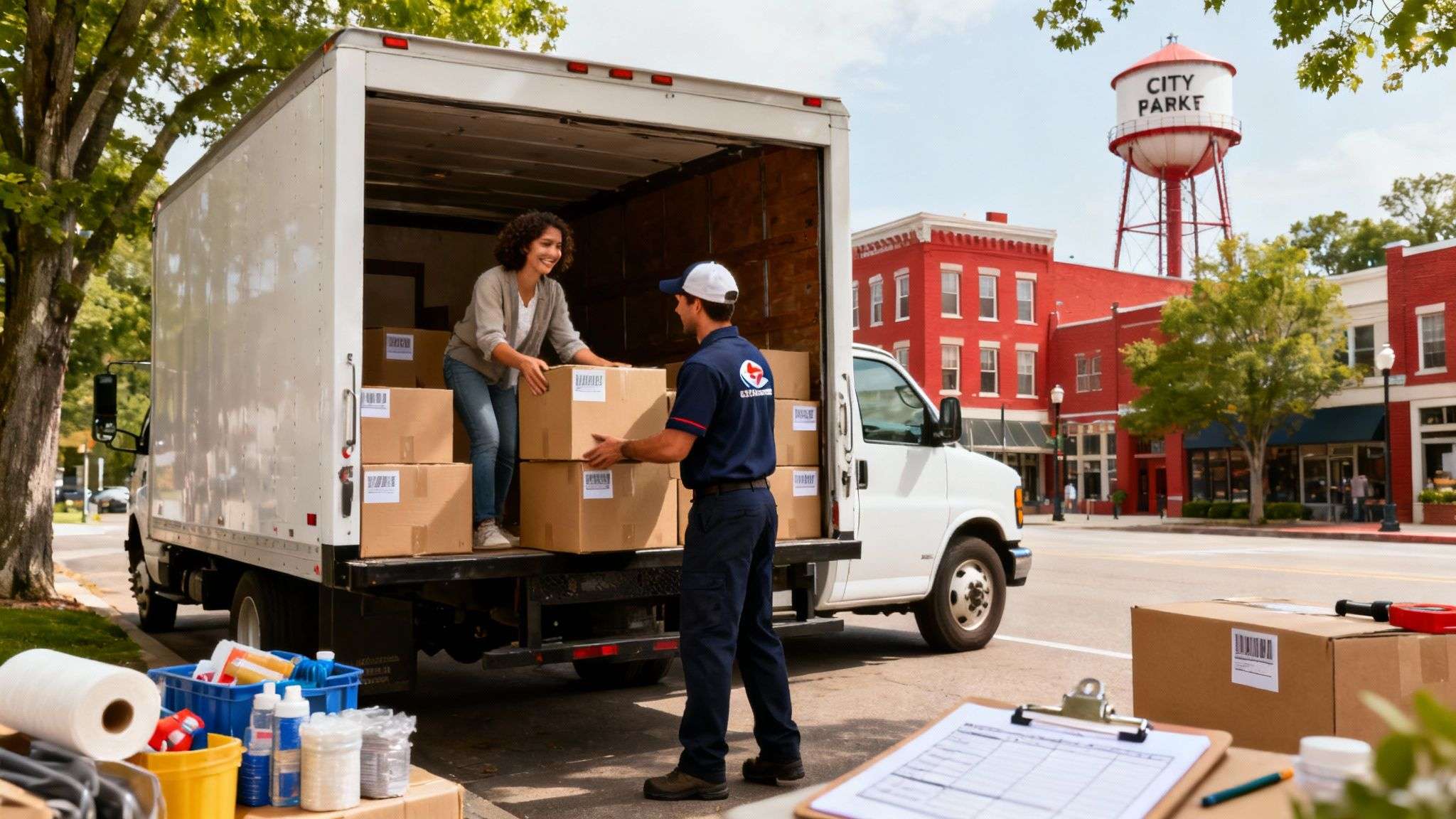 movers in raleigh nc loading truck